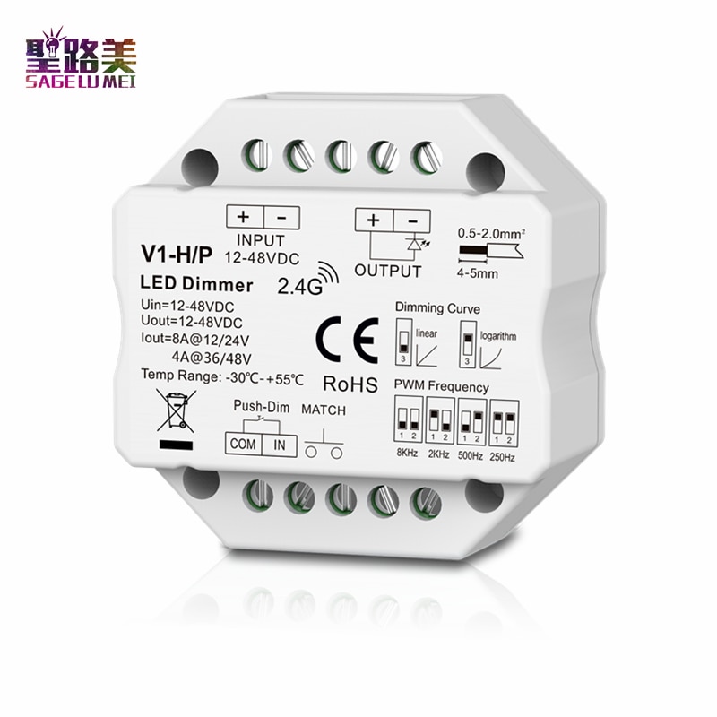12-48VDC 24V 36V ܻ LED Ʈѷ Ǫ  250Hz, 500H..